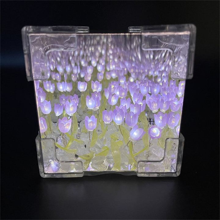 3D Tulip Night Light for Romantic Bedroom Ambience