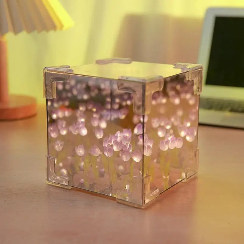 3D Tulip Night Light for Romantic Bedroom Ambience