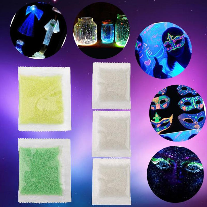 Glow-in-the-Dark Craft Sand for Luminous Wishing Bottles
