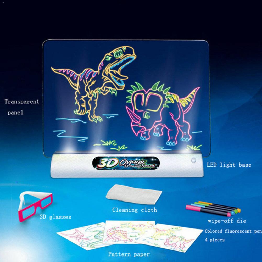 3D LED Drawing Board for Creative Screen-Free Play