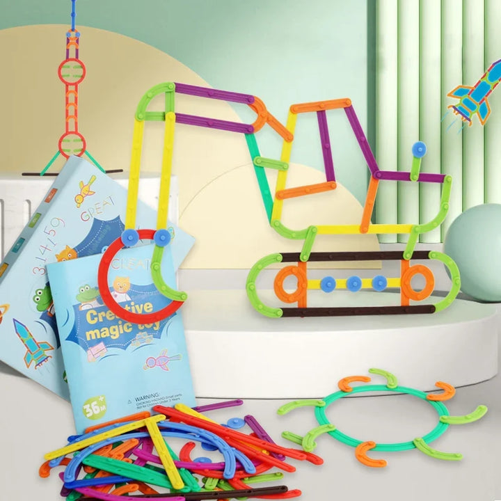 Magic Wand Building Set - Spatial Thinking Toy for Kids