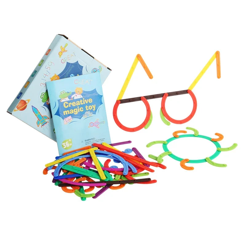 Magic Wand Building Set - Spatial Thinking Toy for Kids