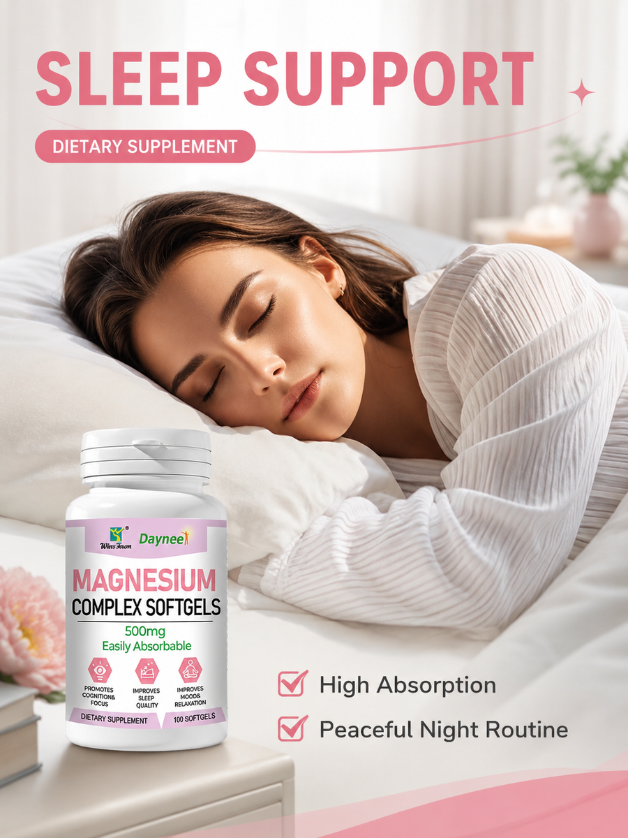 Magnesium Complex Softgels — Sleep Better, Feel Calmer
