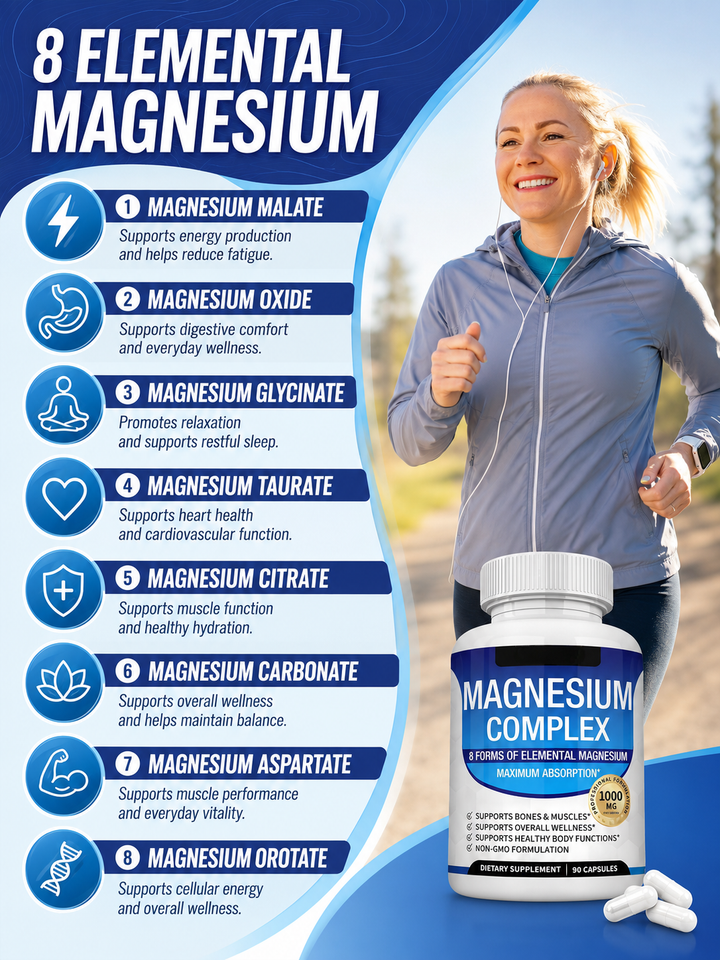 Glycine Magnesium Capsules 90Pills OEM