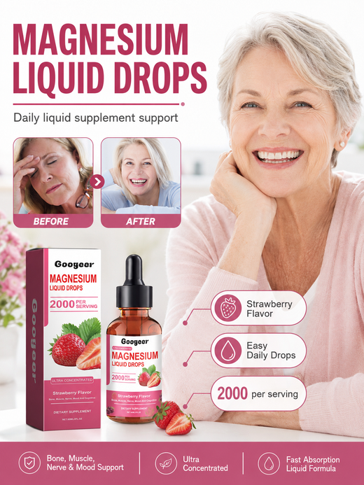 Magnesium Liquid Drops — 2000mg Ultra-Concentrated Calm