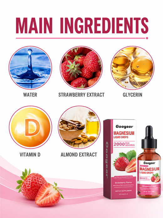 Magnesium Liquid Drops — 2000mg Ultra-Concentrated Calm