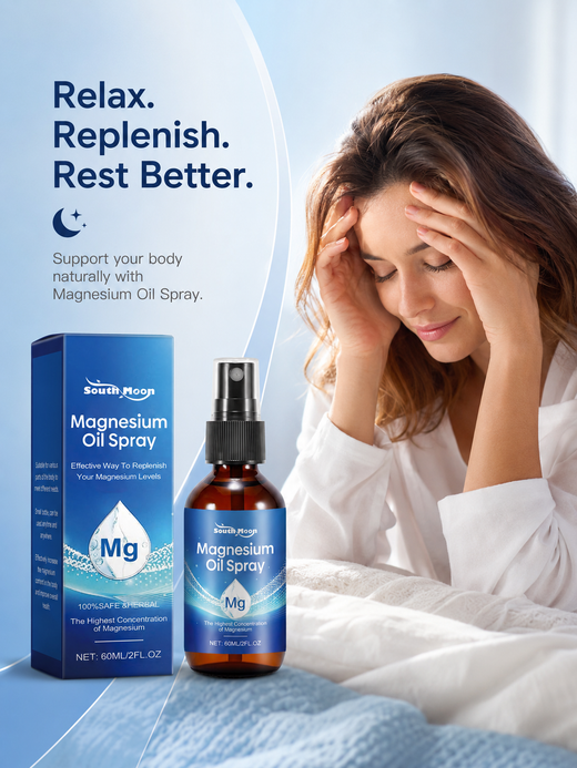 Magnesium Oil Spray for Sleep — Highest Potency Transdermal