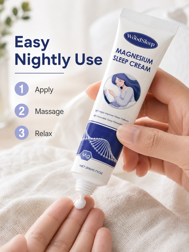 Magnesium Sleep Cream — Deeper, More Restorative Sleep