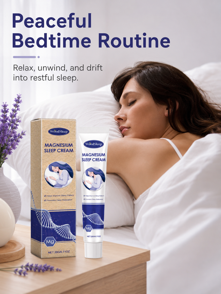 Magnesium Sleep Cream — Deeper, More Restorative Sleep