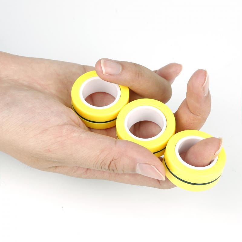 Magnetic Fidget Spinner Ring for Portable Stress Relief Toy