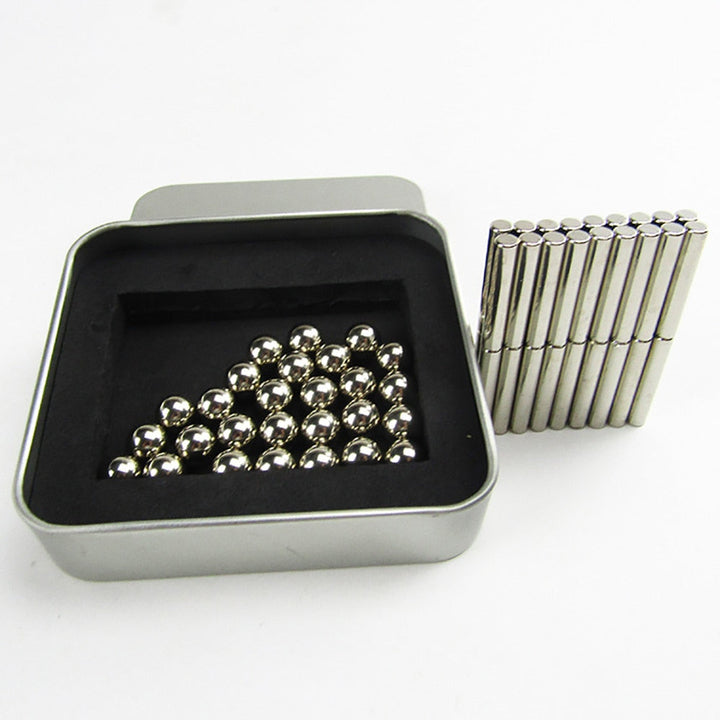 Magnetic Building Blocks for Calming Desk Creativity