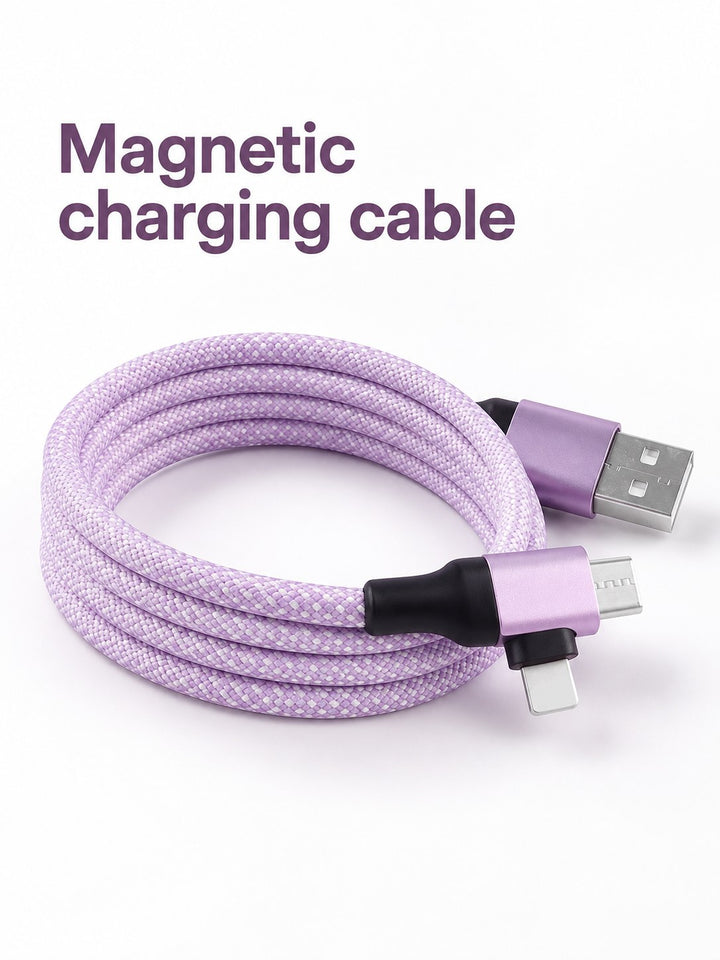 Magnetic Charging Cable 60W Multi-Tip for Phones & Tablets