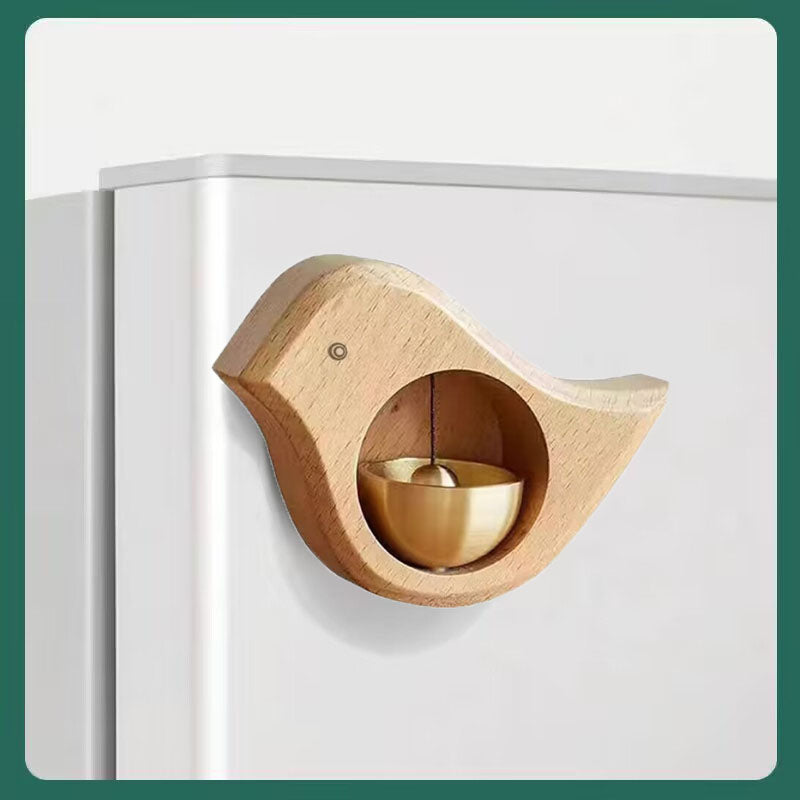 Magnetic Wooden Doorbell With Sweet Jingle Entryway Charm