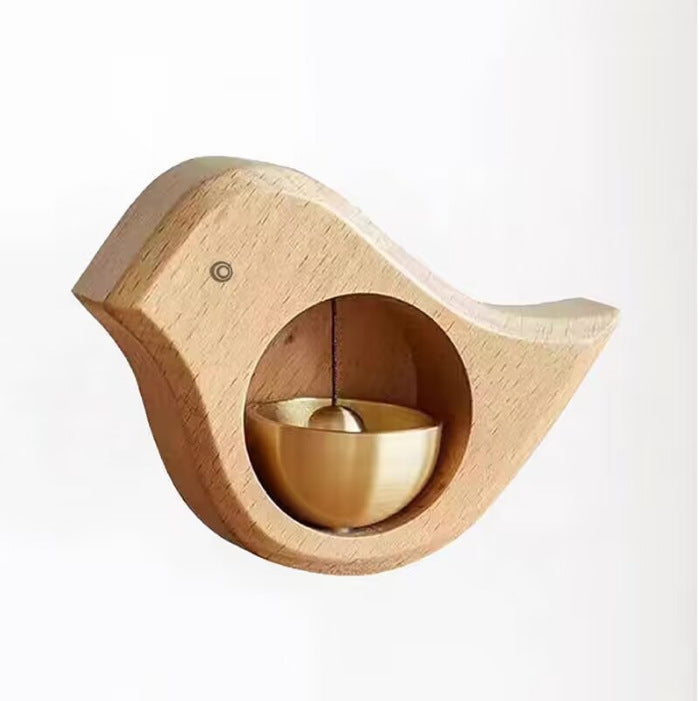 Magnetic Wooden Doorbell With Sweet Jingle Entryway Charm