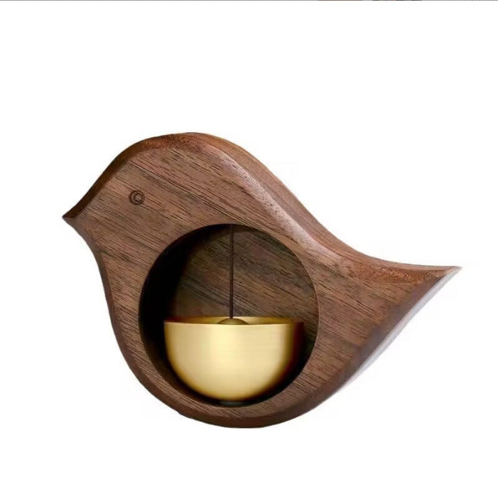 Magnetic Wooden Doorbell With Sweet Jingle Entryway Charm