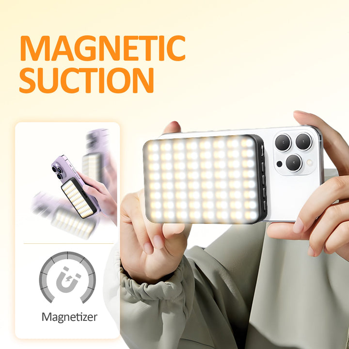 Magnetic LED Fill Light for Video Calls and Selfies