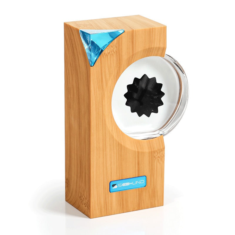 Magnetic Fluid Desk Decor with Bluetooth Speaker & Light