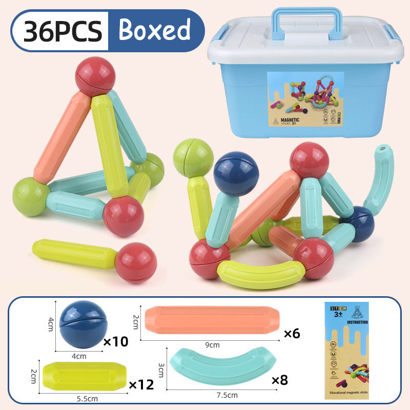 Magnetic Building Blocks for Creative STEM Play