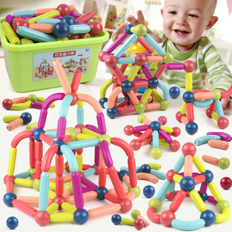 Magnetic Building Blocks for Creative STEM Play