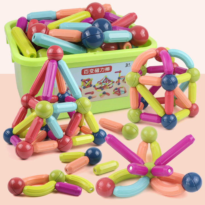 Magnetic Building Blocks for Creative STEM Play