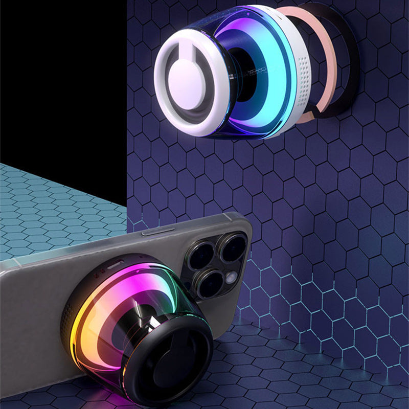 Magnetic Phone Speaker with RGB Light, Bluetooth TWS
