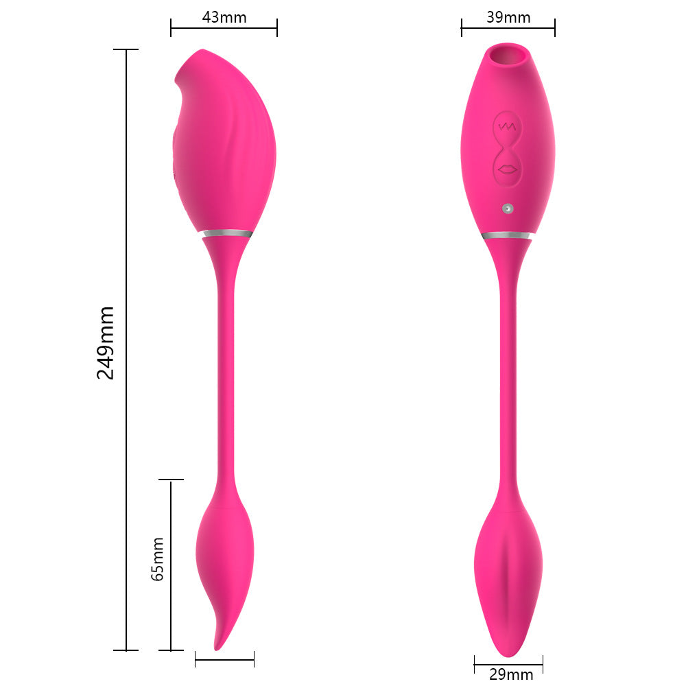 Magnetic Suction Vibrator With Flexible Dual Ends