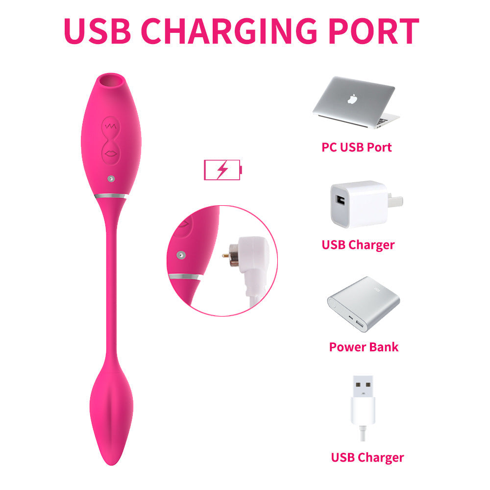 Magnetic Suction Vibrator With Flexible Dual Ends