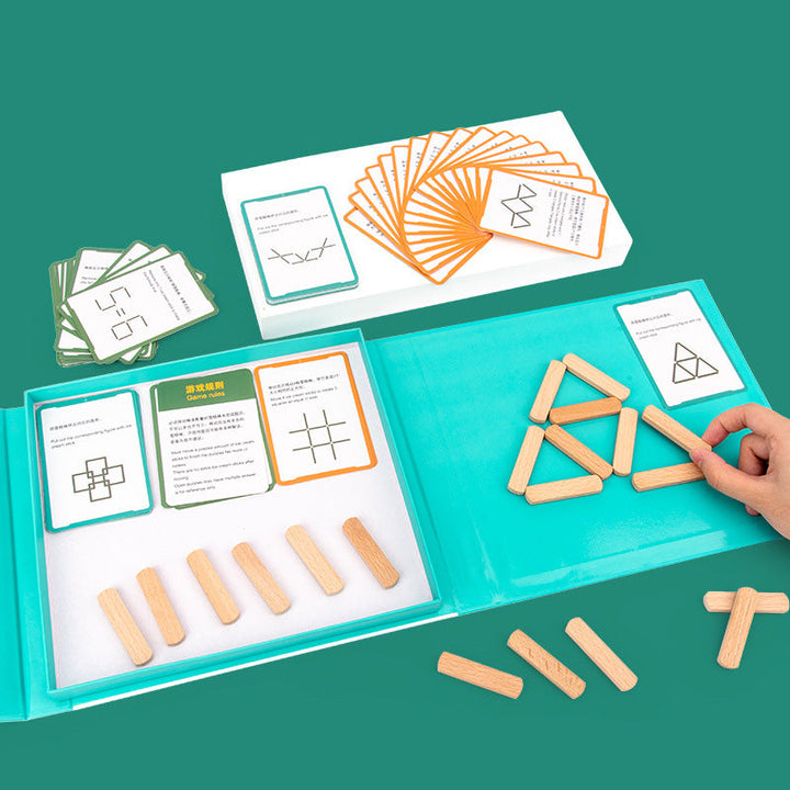 Magnetic Geometry Sticks Game for Spatial Reasoning