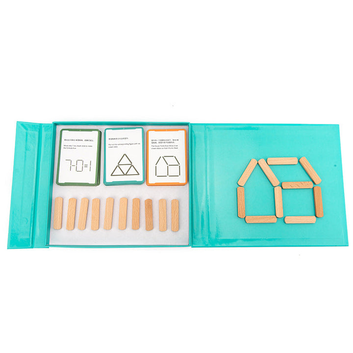 Magnetic Geometry Sticks Game for Spatial Reasoning