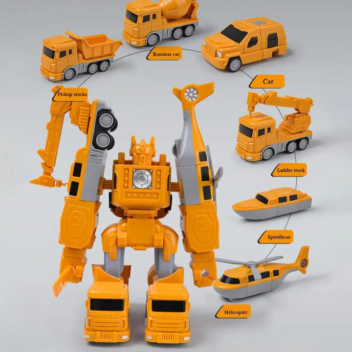 Magnetic Construction Vehicle Set, 35-Piece Robot