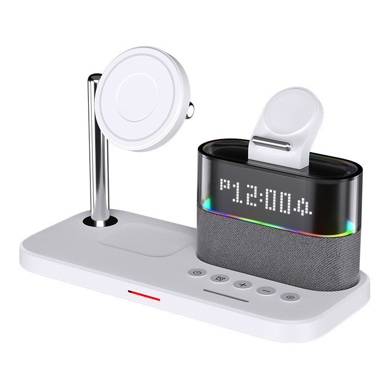 3-in-1 Wireless Charger Clock for iPhone and Apple Watch