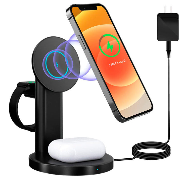 3-in-1 Magnetic Wireless Charger Stand for iPhone