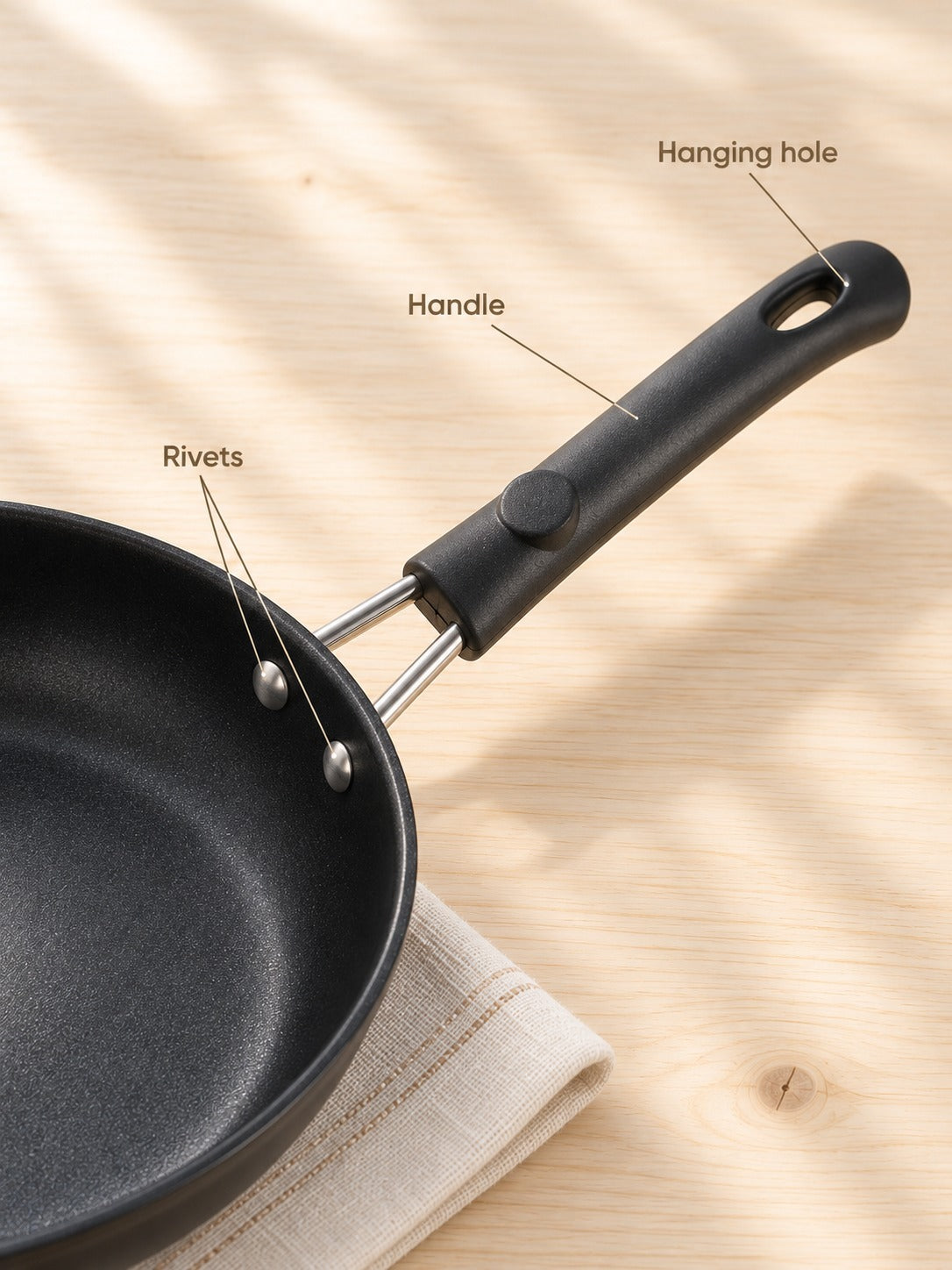 Maifan Stone Non-Stick Frying Pan for Induction & Gas