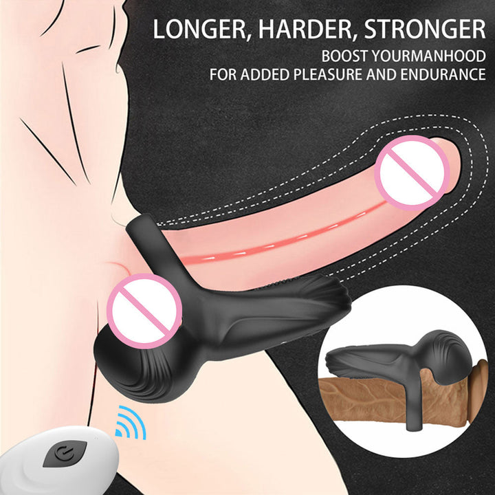 Remote Control Vibrating Ring for Couples | 10 Modes