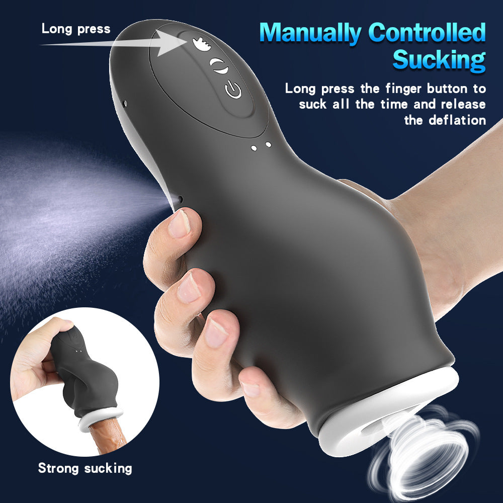 Male Suction Massager with Customizable Vibration