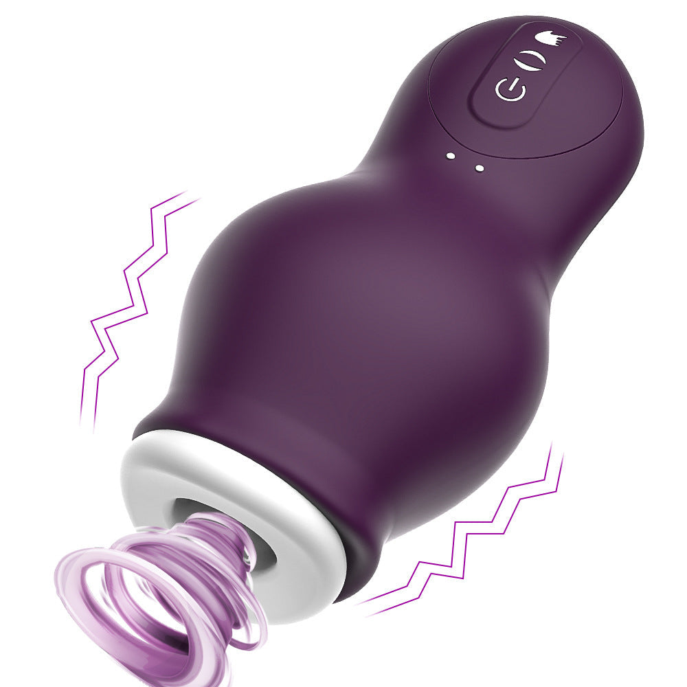 Male Suction Massager with Customizable Vibration