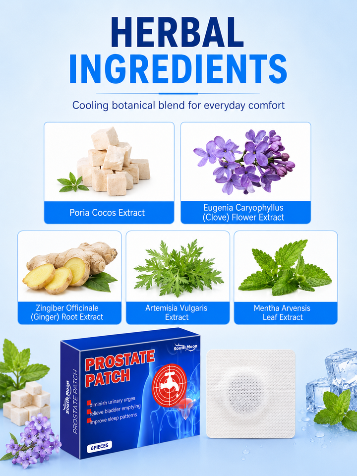Male Body Care Patch — Natural Relief for Nighttime Urgency
