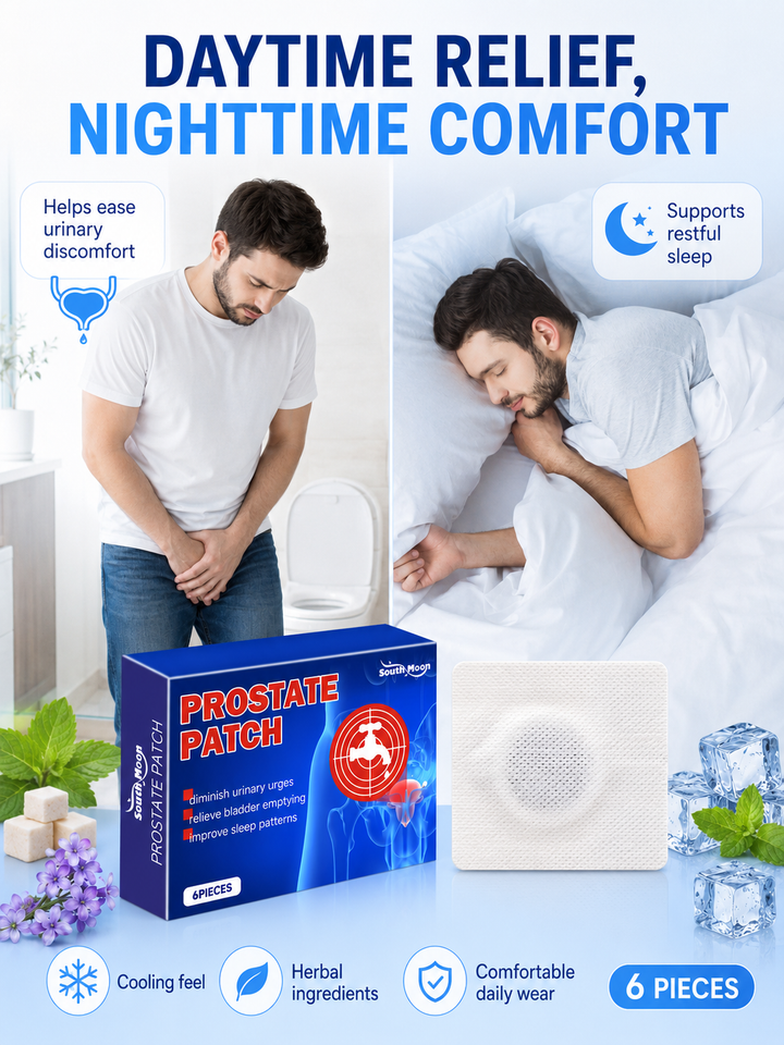 Male Body Care Patch — Natural Relief for Nighttime Urgency