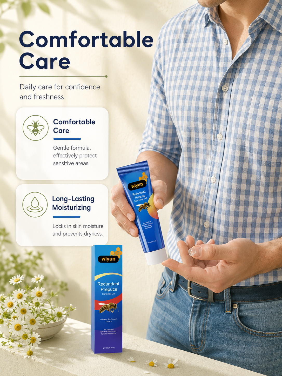 Intimate Gel for Men — Bee Venom Soothing Moisturizer