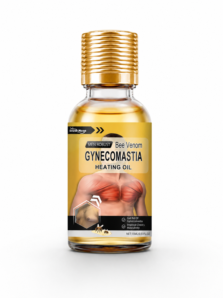 Chest Firming Oil for Men — Reduce Gynecomastia & Sculpt
