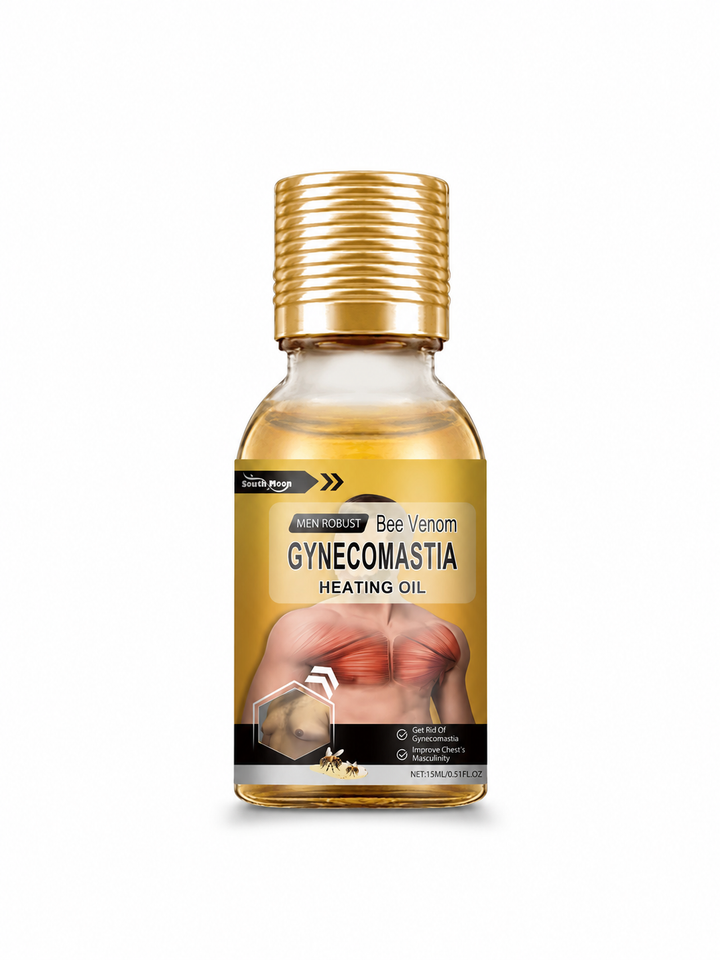 Chest Firming Oil for Men — Reduce Gynecomastia & Sculpt
