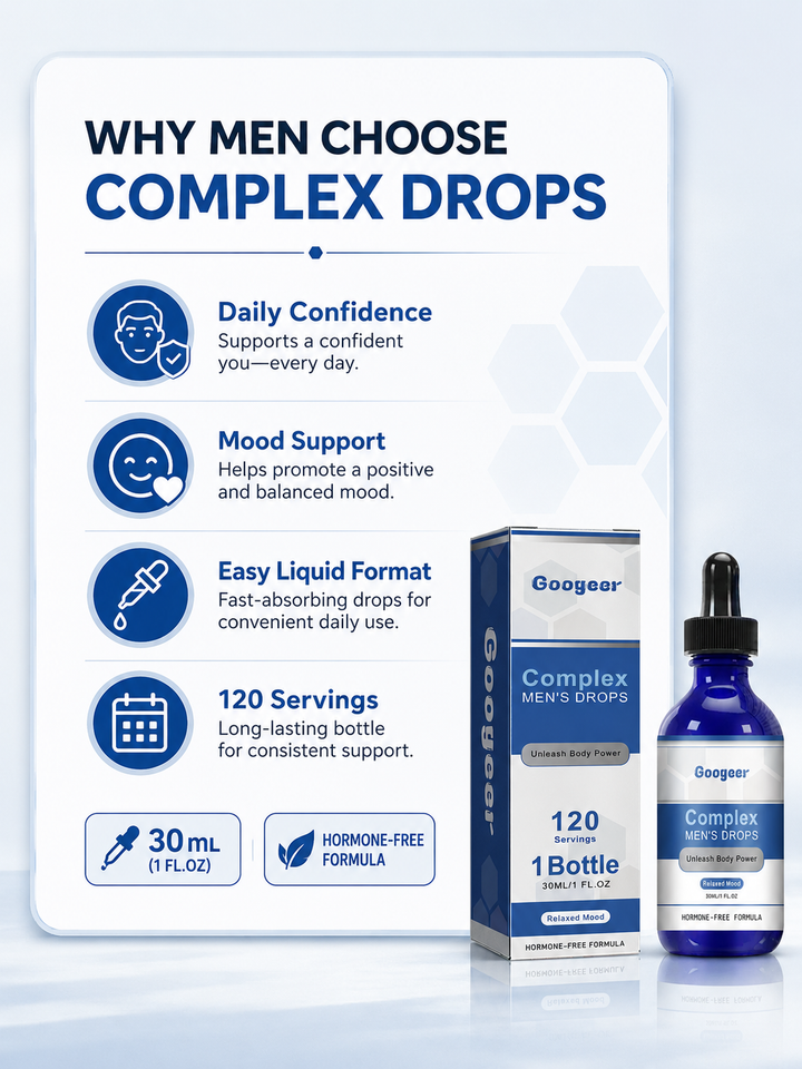 Complex Men’s Drops — Natural Men’s Energy & Vitality