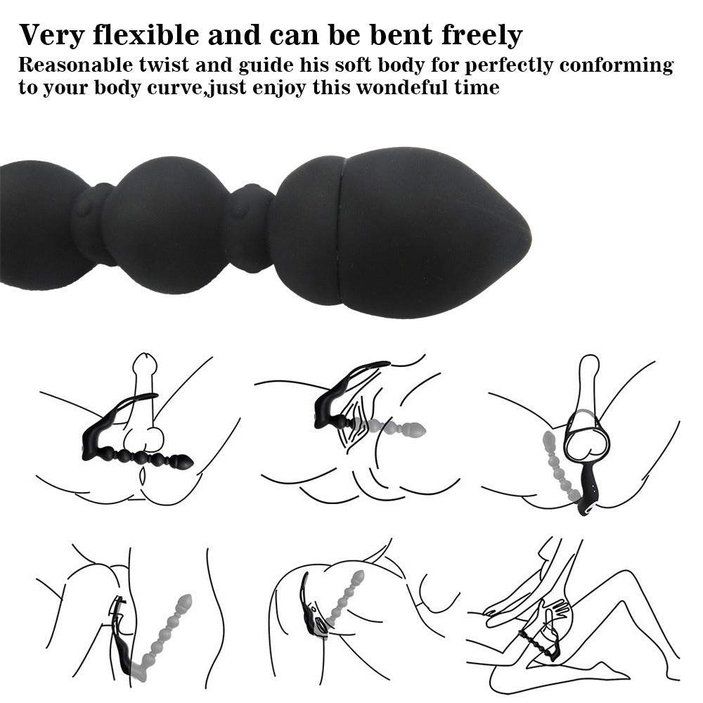 Anal Plug Vibrator with Heating and Remote Control