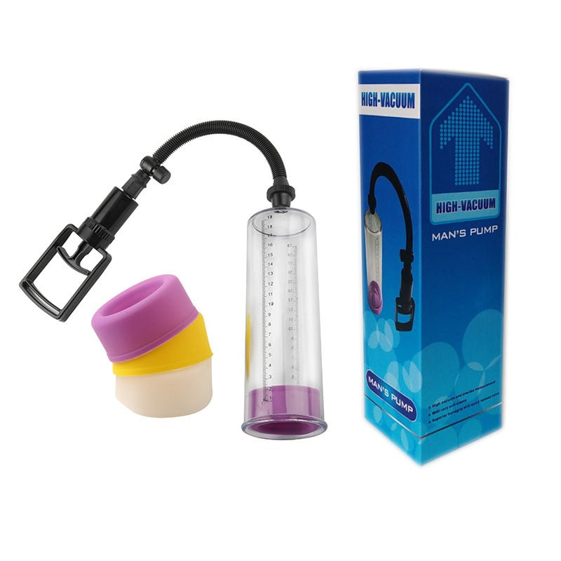 Penis Pump With Gauge for Controlled Vacuum Training