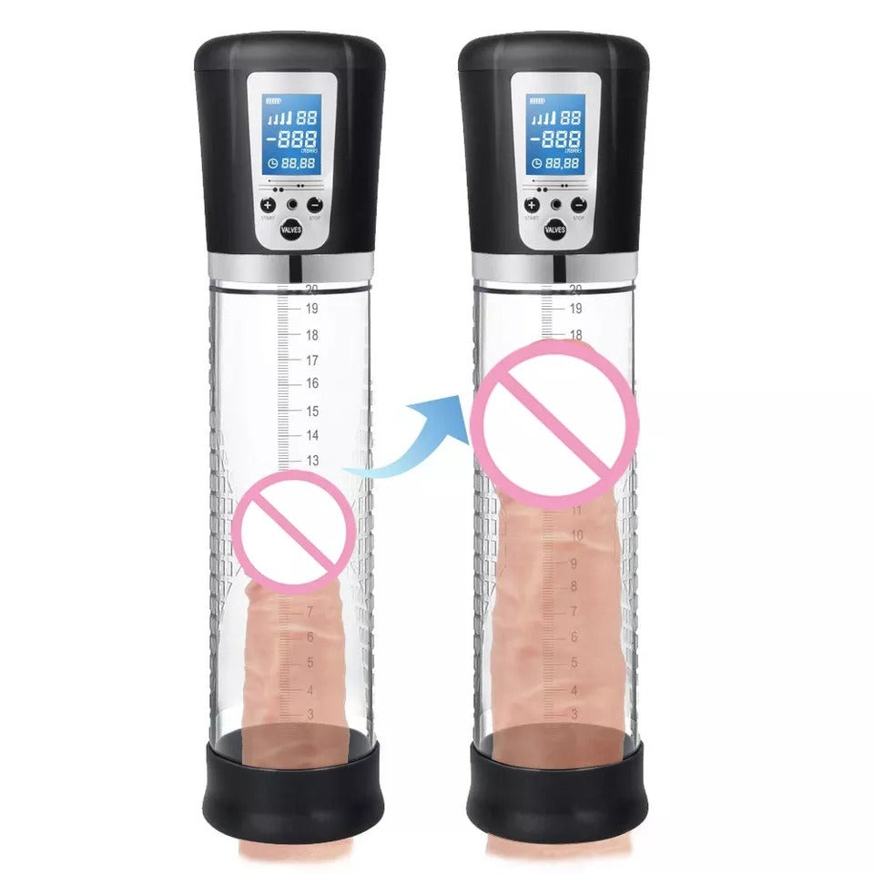 Penis Pump With Gauge for Controlled Vacuum Training