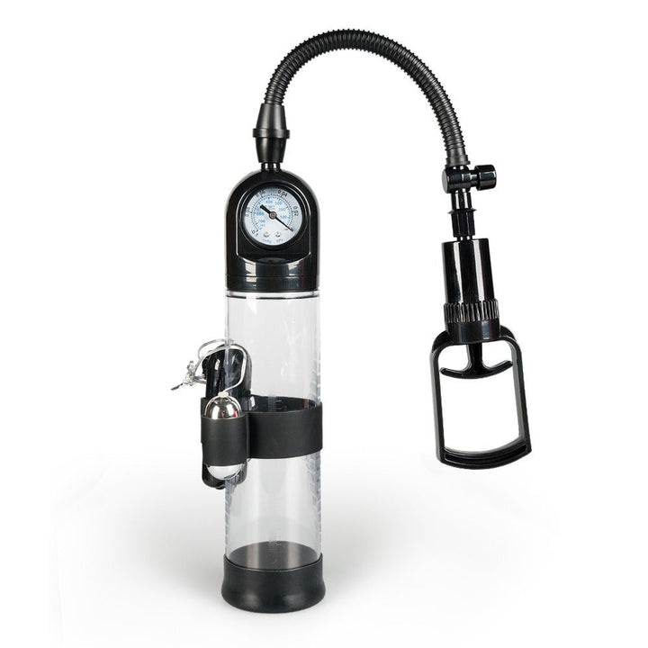 Penis Pump With Gauge for Controlled Vacuum Training