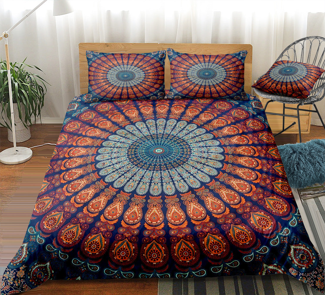 Mandala Bedding Set – Boho Bedroom Refresh, Full Size