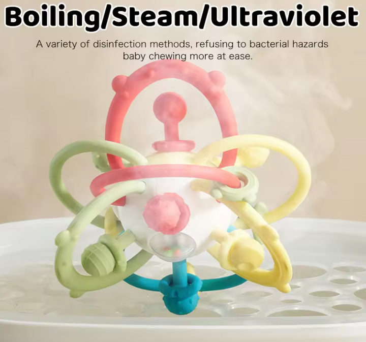 Silicone Baby Teething Ball for Gentle Teething Relief