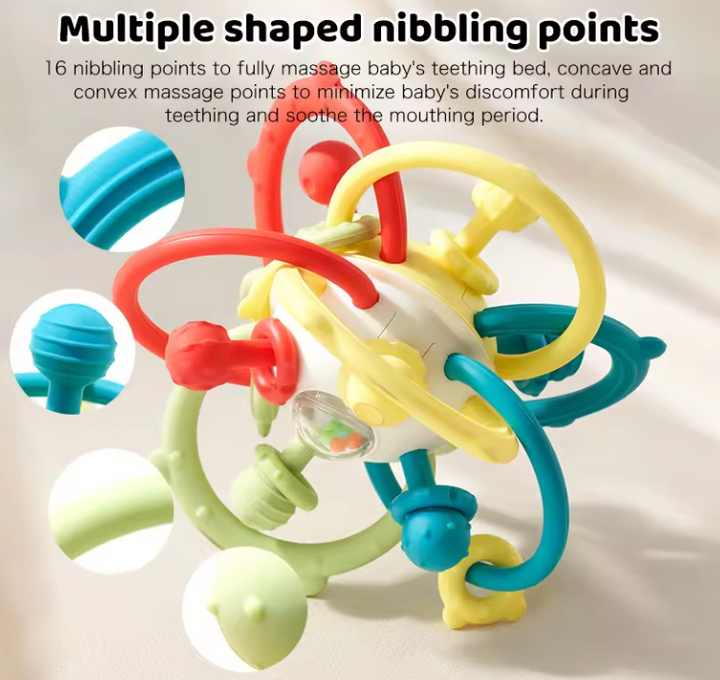 Silicone Baby Teething Ball for Gentle Teething Relief