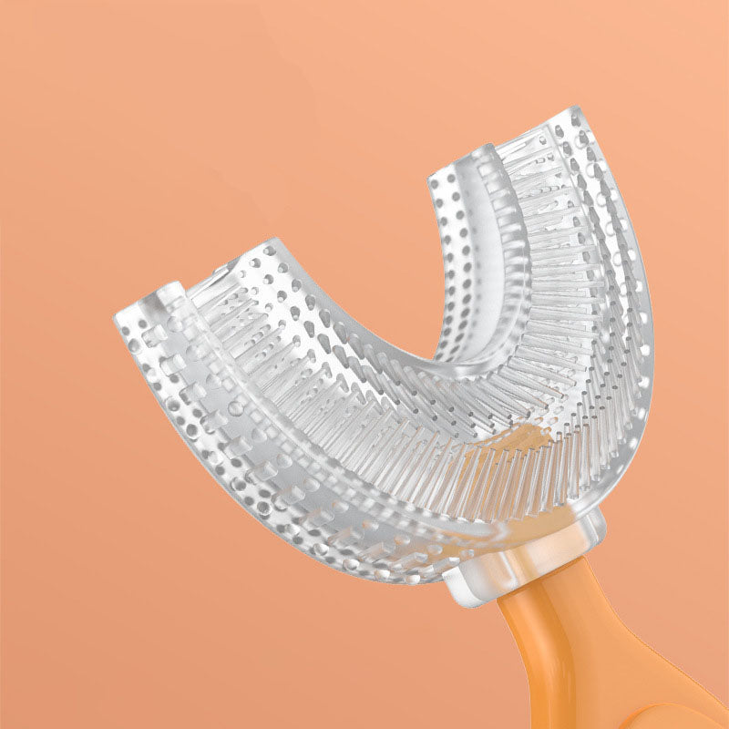 Kids U-Shaped Silicone Toothbrush for Easier Brushing
